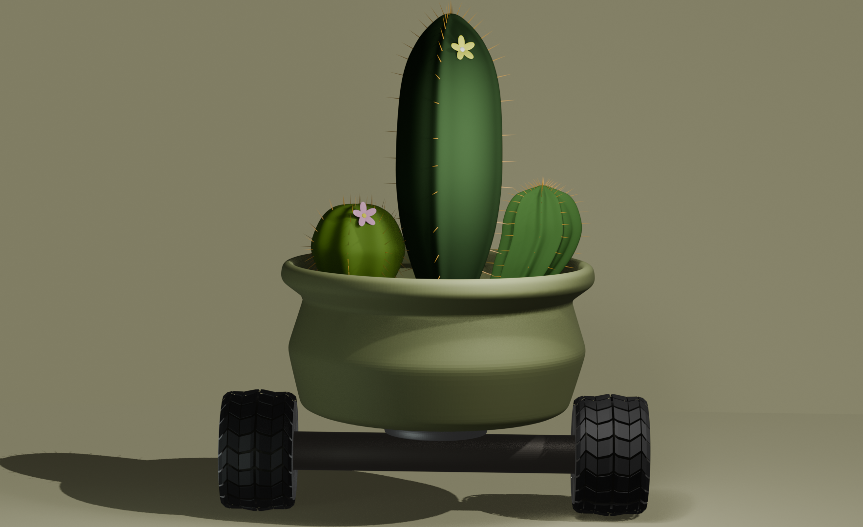 Cactus Game Character