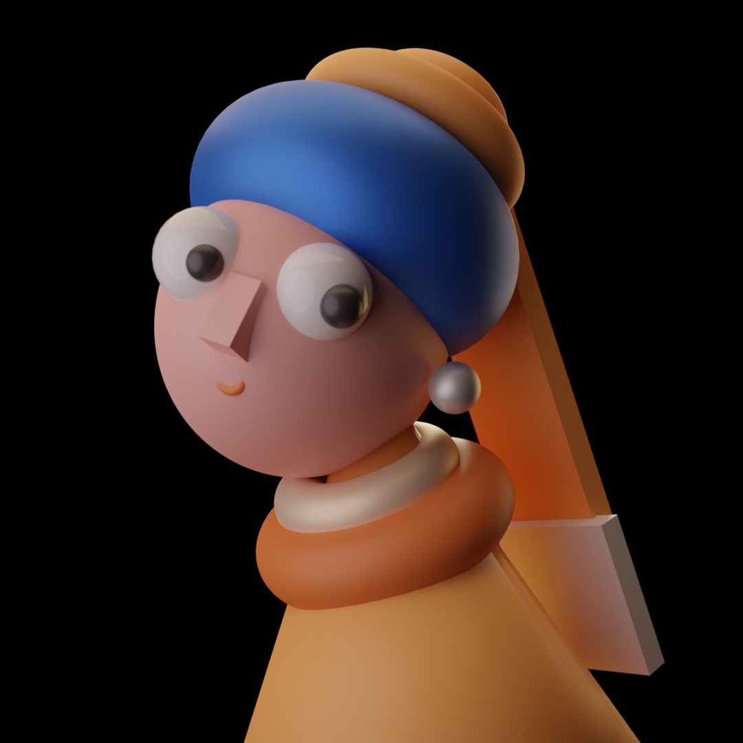 Girl with Pearl Earring 3D